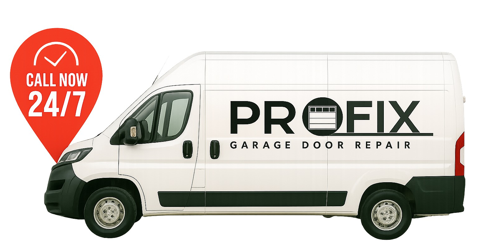 Profix Garage Door Repair service van - Call Now 24/7