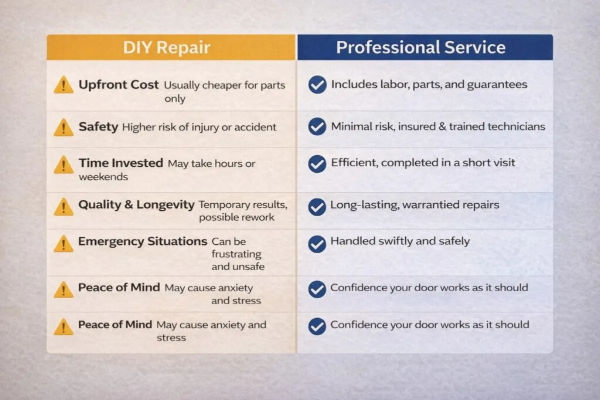 DIY vs Pro garage door repair copy