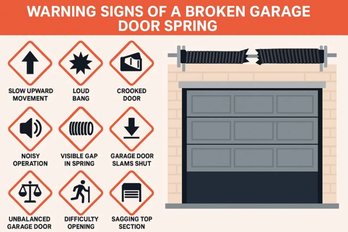 Garage door spring repair